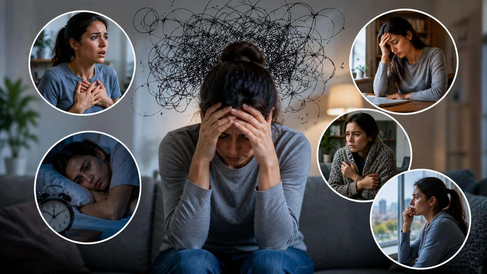 what are the five signs you have anxiety