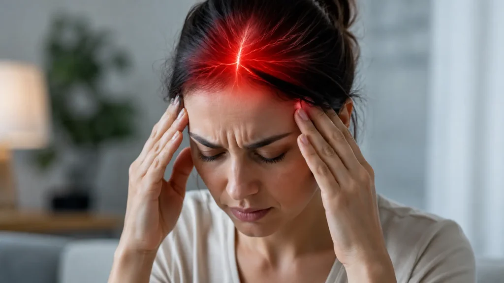 headache on top of head 12 causes fast relief and when to worry