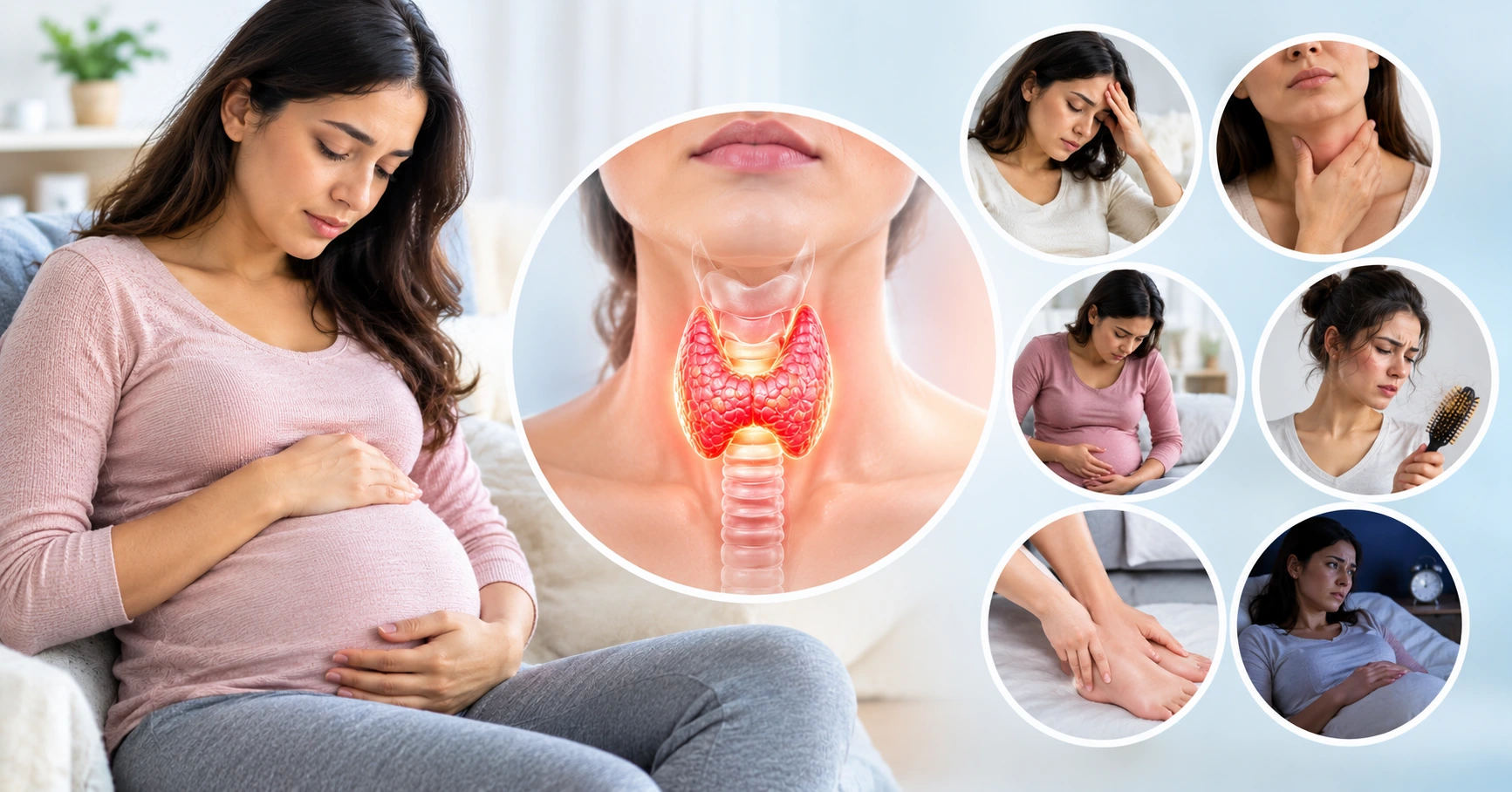 signs of thyroid problems in females during pregnancy