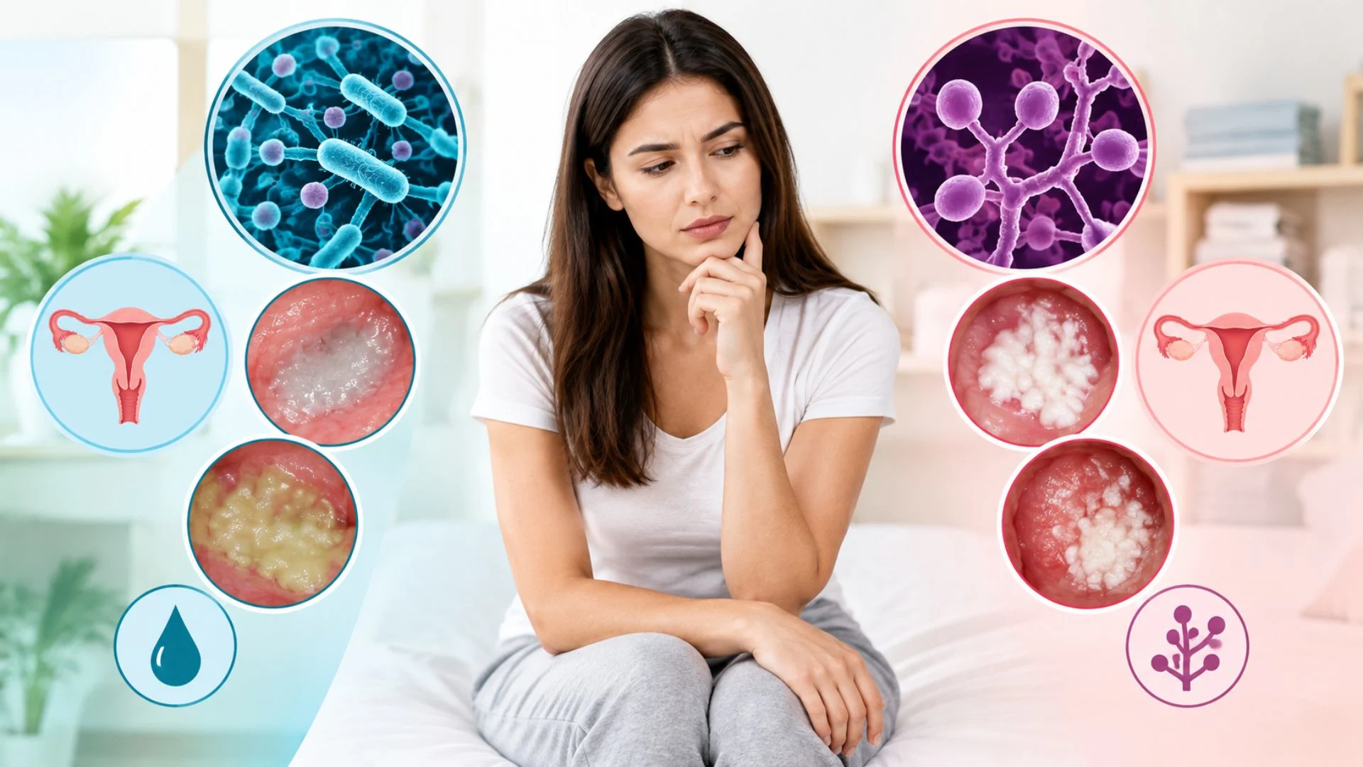bv vs yeast infection how to tell the difference (symptoms, discharge & treatment)